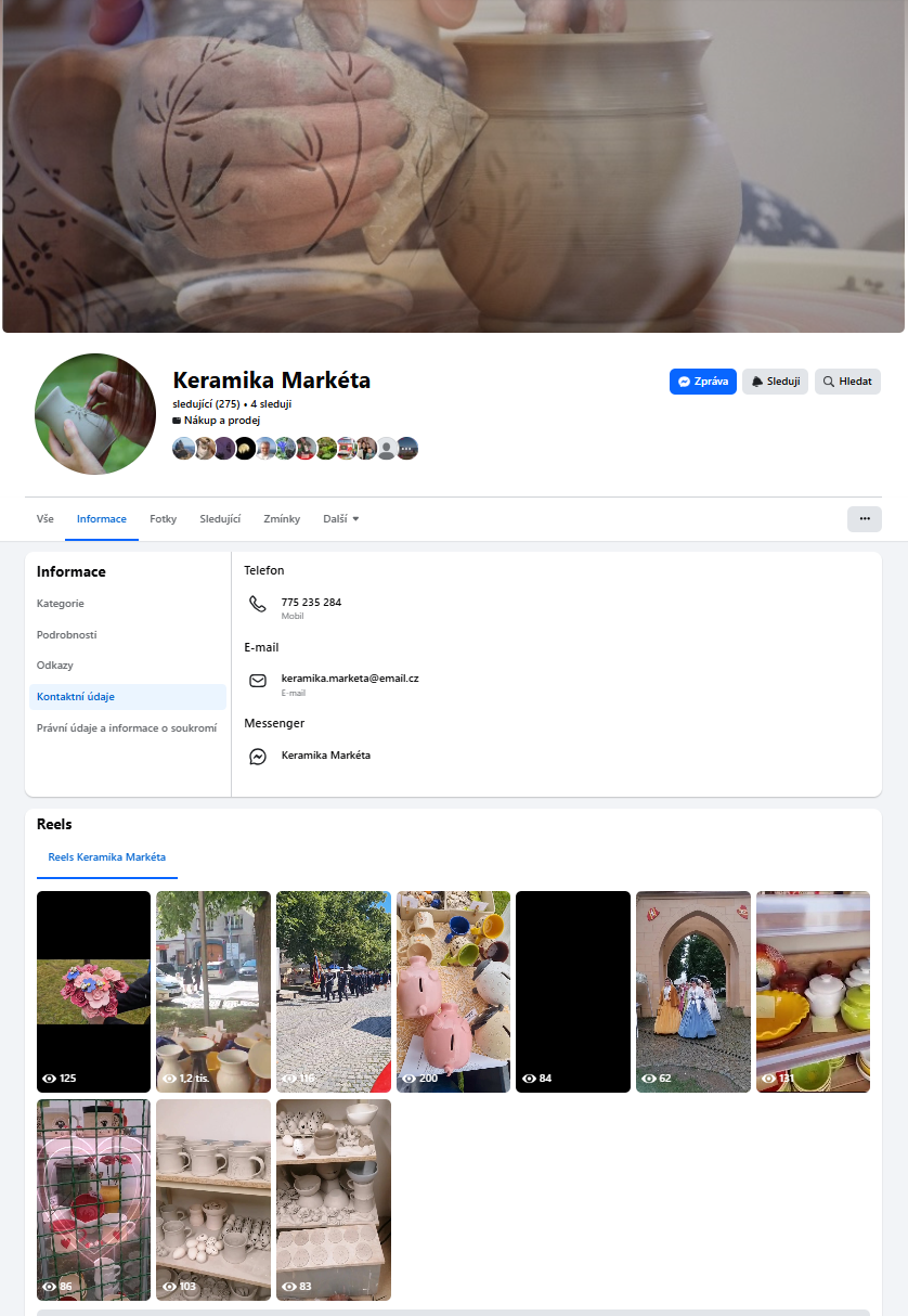Prohlédněte si facebookový profil